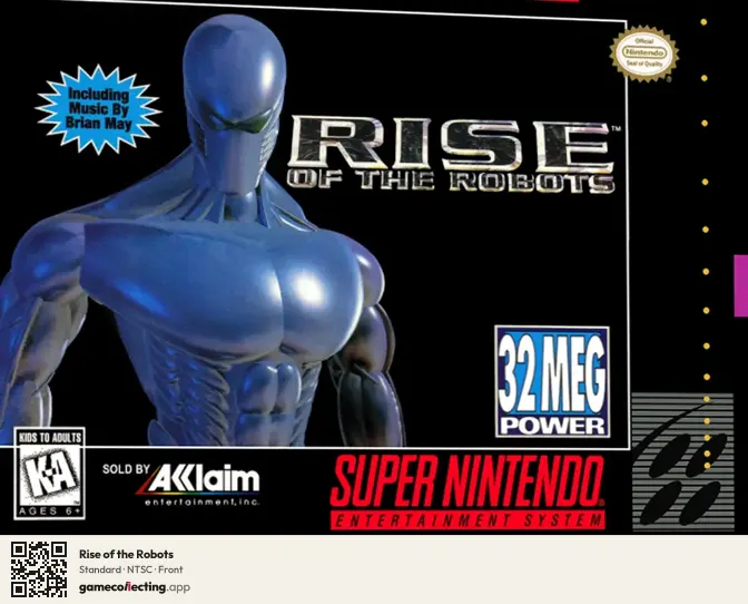 Rise of the Robots Super Nintendo Entertainment System, NTSC box front