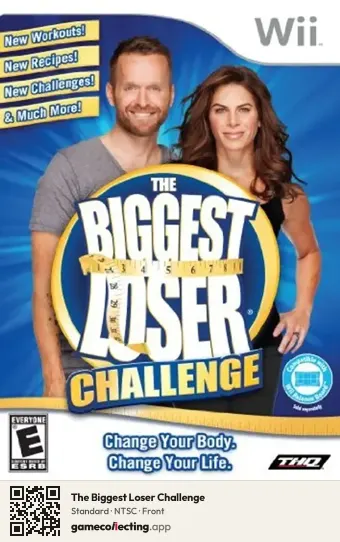 The Biggest Loser Challenge Nintendo Wii, NTSC box front
