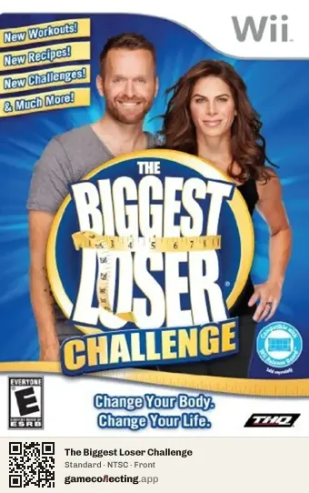 The Biggest Loser Challenge Nintendo Wii, NTSC box front