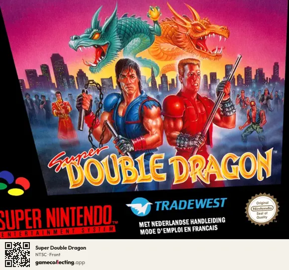 Super Double Dragon Super Nintendo Entertainment System, NTSC box front