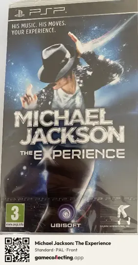 Michael Jackson: The Experience PlayStation Portable, PAL box front