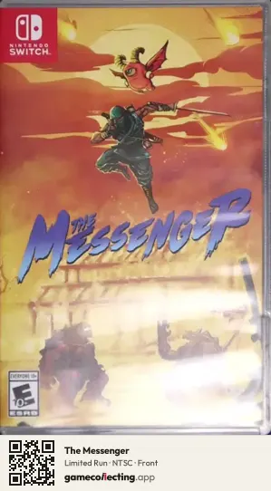 The Messenger Nintendo Switch, NTSC box front