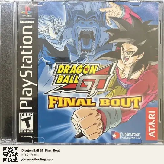 Dragon Ball GT: Final Bout PlayStation, NTSC box front