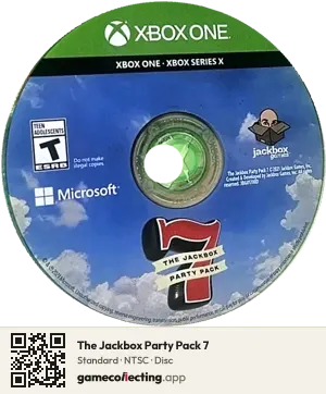 The Jackbox Party Pack 7 Xbox One, NTSC disc