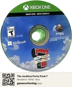 The Jackbox Party Pack 7 Xbox One, NTSC disc