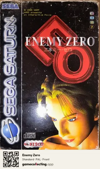 Enemy Zero Sega Saturn, PAL box front