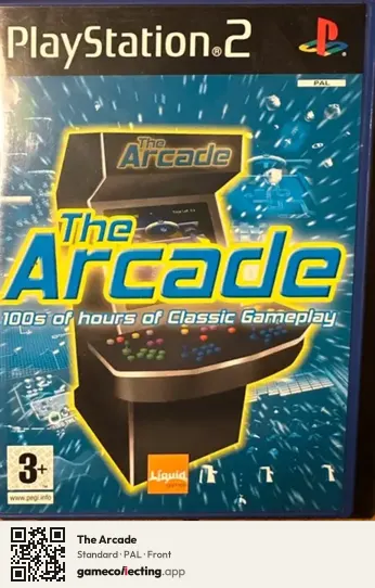 The Arcade PlayStation 2, PAL box front