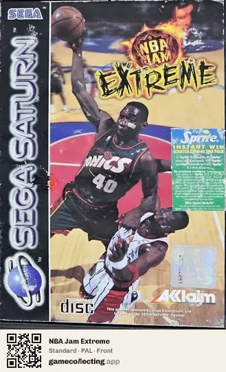 NBA Jam Extreme Sega Saturn, PAL box front