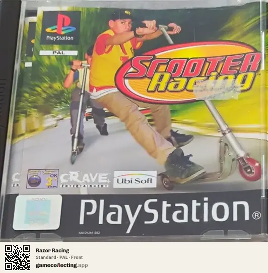 Razor Racing PlayStation, PAL box front