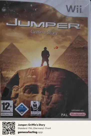 Jumper: Griffin's Story Nintendo Wii, Germany box front