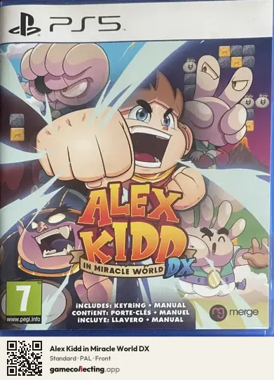Alex Kidd in Miracle World DX PlayStation 5, PAL box front