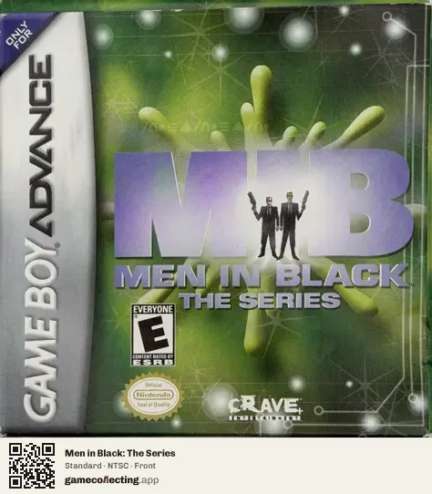 Men in Black: The Series Game Boy Advance, NTSC box front