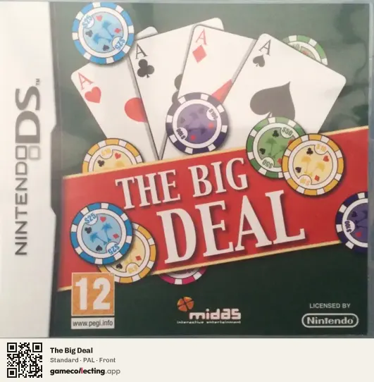 The Big Deal Nintendo DS, PAL box front