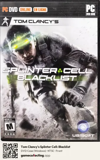 Tom Clancy's Splinter Cell: Blacklist Computer, NTSC box front