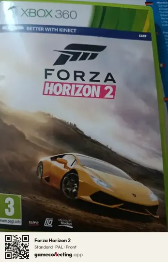 Forza Horizon 2 Xbox 360, PAL box front