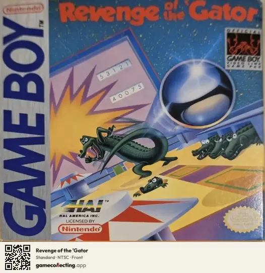 Revenge of the 'Gator Game Boy, NTSC box front