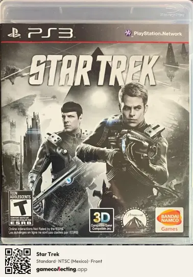 Star Trek PlayStation 3, Mexico box front