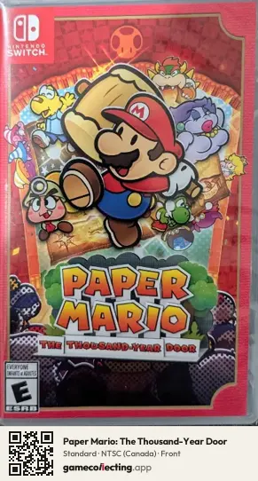 Paper Mario: The Thousand-Year Door Nintendo Switch, Canada box front