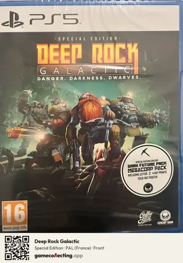 Deep Rock Galactic PlayStation 5, France box front