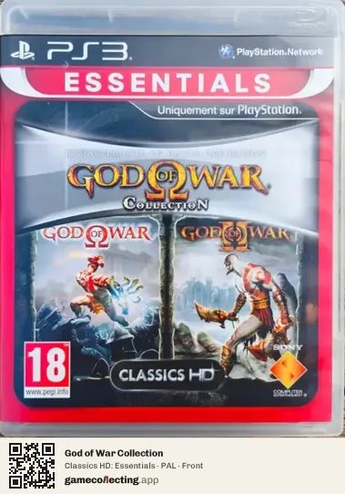 God of War Collection PlayStation 3, PAL box front