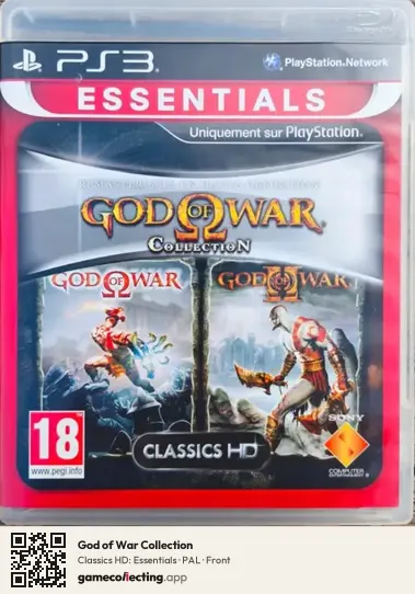 God of War Collection PlayStation 3, PAL box front