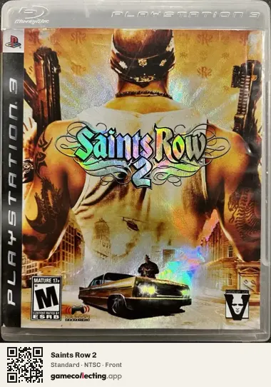 Saints Row 2 PlayStation 3, NTSC box front