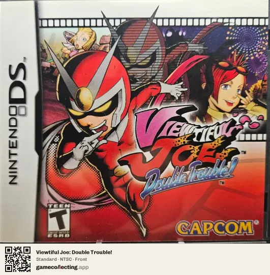 Viewtiful Joe: Double Trouble! Nintendo DS, NTSC box front
