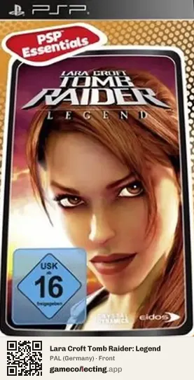 Lara Croft Tomb Raider: Legend PlayStation Portable, Germany box front