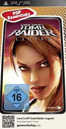 Lara Croft Tomb Raider: Legend PlayStation Portable, Germany box front