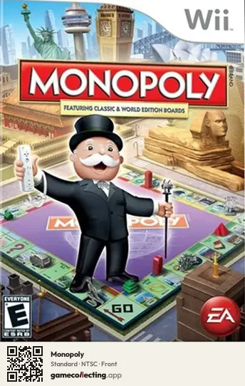 Monopoly Nintendo Wii, NTSC box front