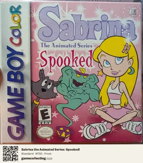 Sabrina the Animated Series: Spooked! Game Boy Color, NTSC box front