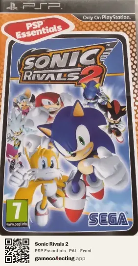 Sonic Rivals 2 PlayStation Portable, PAL box front