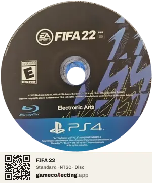 FIFA 22 PlayStation 4, NTSC disc