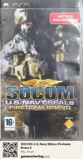 SOCOM: U.S. Navy SEALs: Fireteam Bravo 2 PlayStation Portable, PAL box front