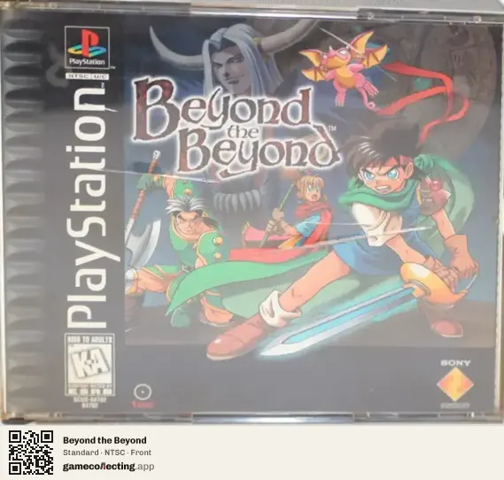 Beyond the Beyond PlayStation, NTSC box front