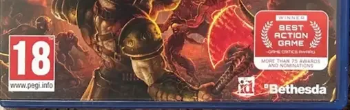 Doom Eternal, the USK square on its front