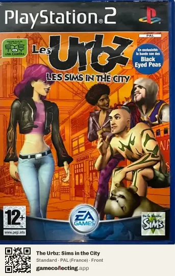 The Urbz: Sims in the City PlayStation 2, France box front