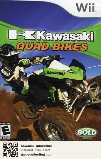 Kawasaki Quad Bikes Nintendo Wii, NTSC box front