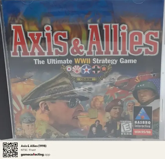 Axis & Allies (1998) Computer, NTSC box front