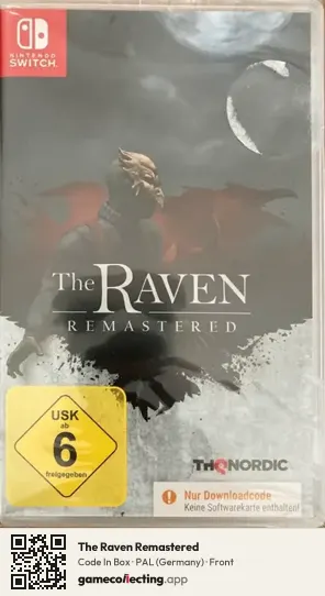 The Raven Remastered Nintendo Switch, Germany box front