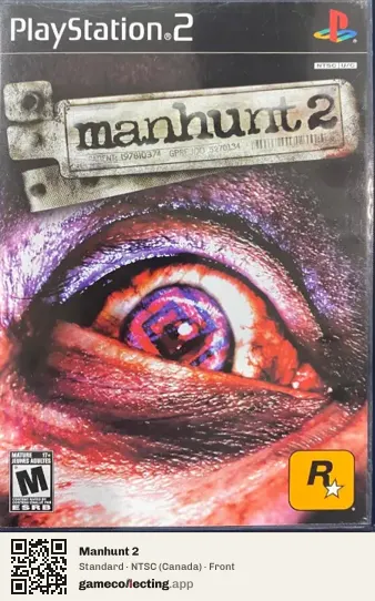 Manhunt 2 PlayStation 2, Canada box front