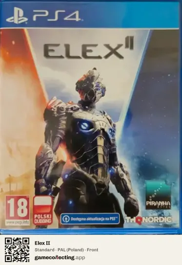 Elex II PlayStation 4, Poland box front