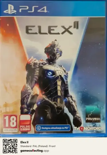 Elex II PlayStation 4, Poland box front