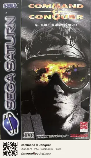 Command & Conquer Sega Saturn, Germany box front