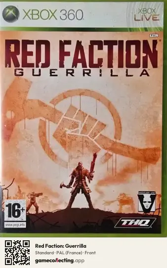 Red Faction: Guerrilla Xbox 360, France box front