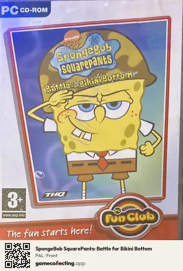 SpongeBob SquarePants: Battle for Bikini Bottom Computer, PAL box front