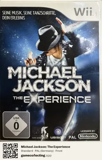 Michael Jackson: The Experience Nintendo Wii, Germany box front