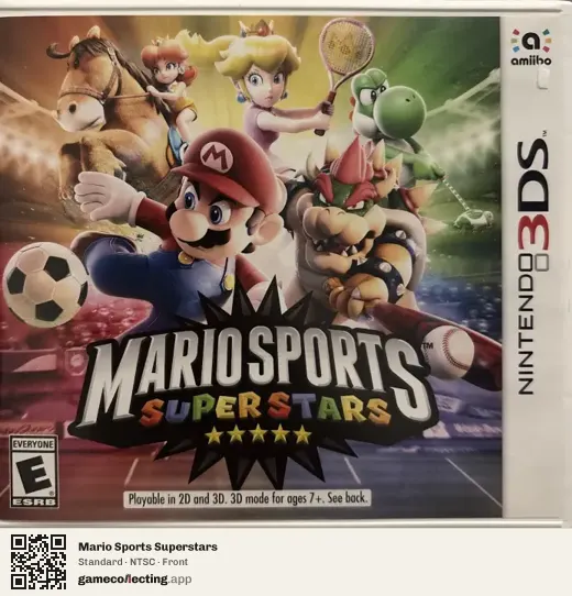 Mario Sports Superstars Nintendo 3DS, NTSC box front