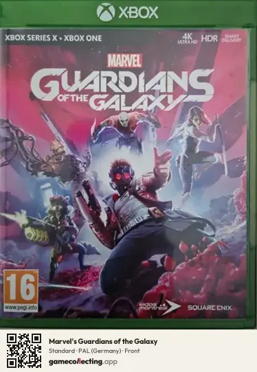 Marvel's Guardians of the Galaxy Xbox Series X, Germany box front