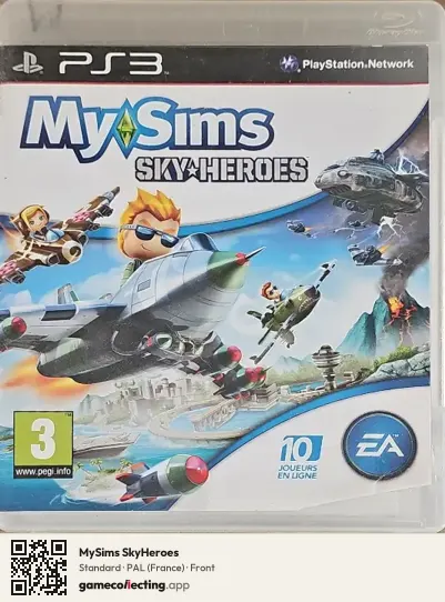 MySims SkyHeroes PlayStation 3, France box front